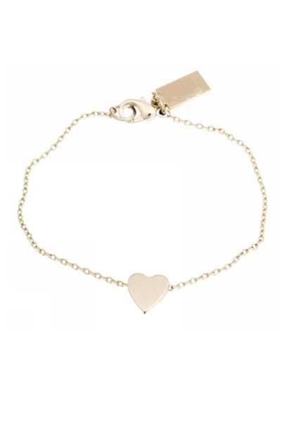 Mint Sliding Heart Bracelet - Argento Donna Braccialetto (Z1415)